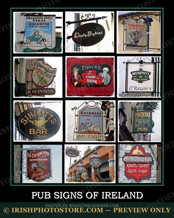 Irish Pub Signs ~ Ireland